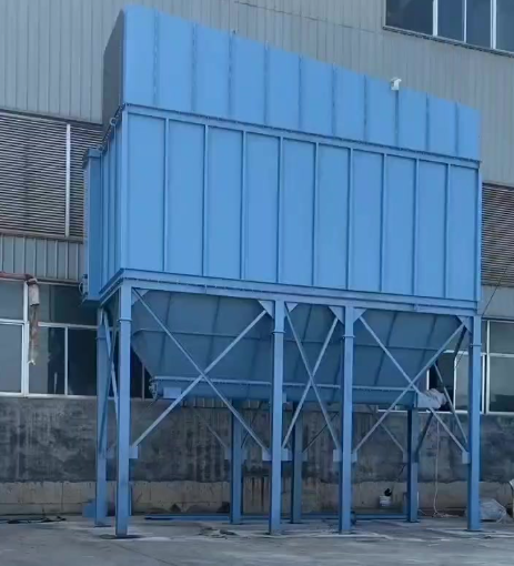 郑州脉冲布袋除尘器工作现场实拍图